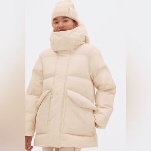 Half days creme-colored Wheeler Parka jacket